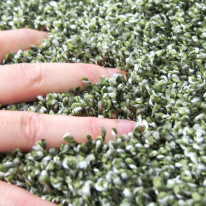 ラグタフトラグ185×185cmデタントシルバー