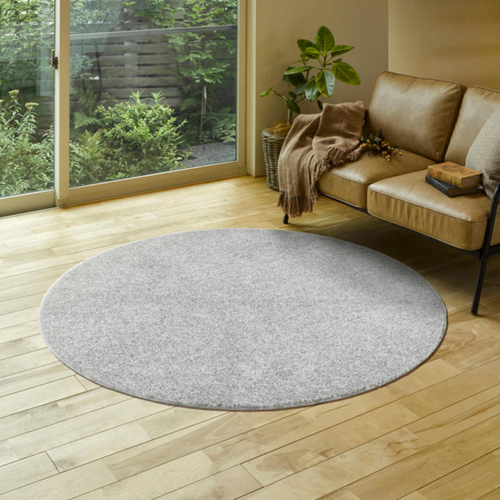 ラグタフトラグ160cmデタントシルバー