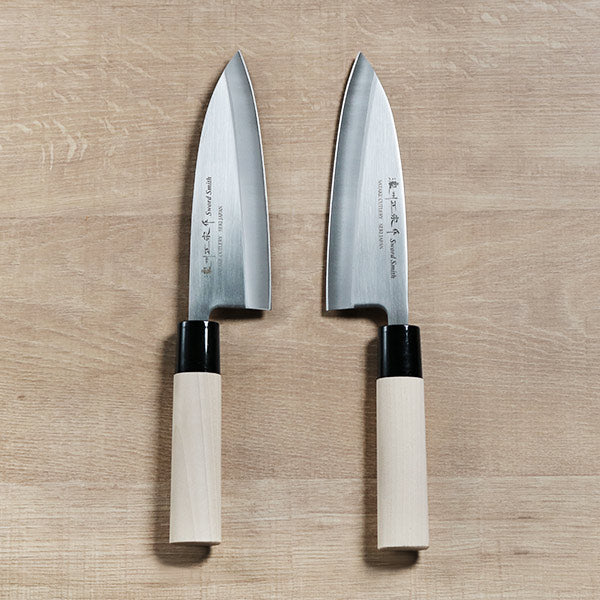 出刃包丁 18cm 濃州正宗 日本製 ステンレス 白木柄 – ハウジー