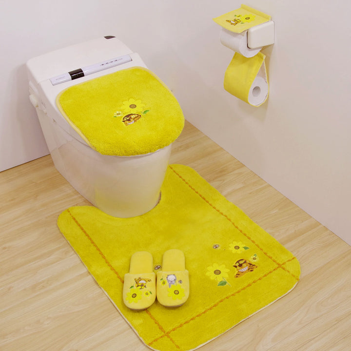 トイレマットとなりのトトロ花のバス停ロングトイレマット80×60cm