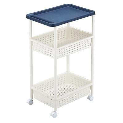 ランドリーワゴン 3段 ワイド S&W サンバッサ ランドリーバスケット キャスター付き