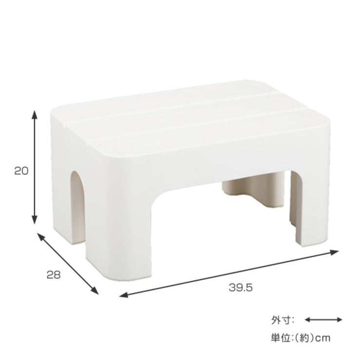 ステップ踏み台幅39.5cm高さ20cm耐荷重100kgS&Wサンバッサ