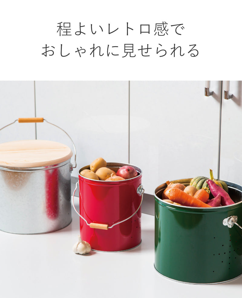野菜ストッカー大サイズオバケツOBAKETSU日本製キッチンストッカー