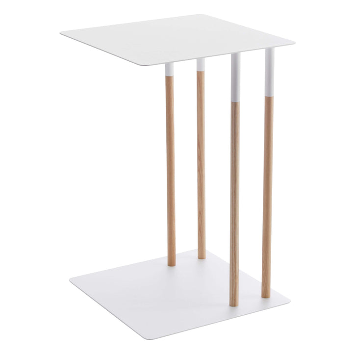 サイドテーブルプレーンPLAIN差し込み収納木製天然木スチール