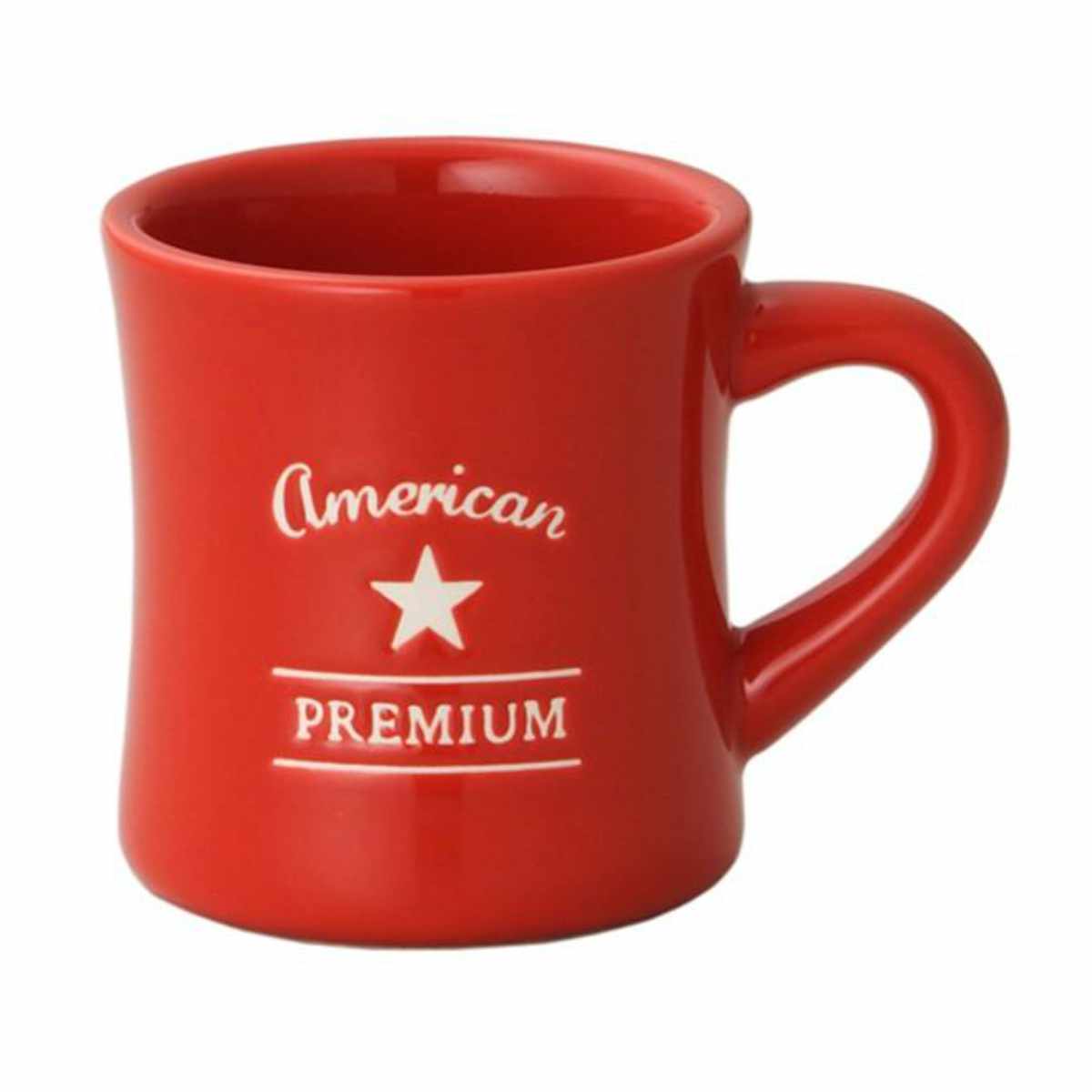 マグカップ 345ml プレミアムダイナーマグ 磁器 日本製 レッド – ハウジー