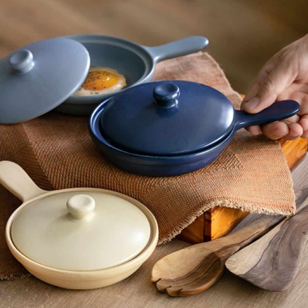 スキレット 21cm GRILLER グリエ 蓋付きスキレット 耐熱 美濃焼 – ハウジー