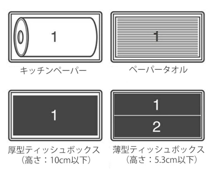 ダルトンティッシュケーススチール厚型対応