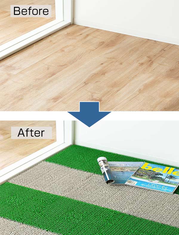 人工芝30x30cmジョイント式日本製1枚