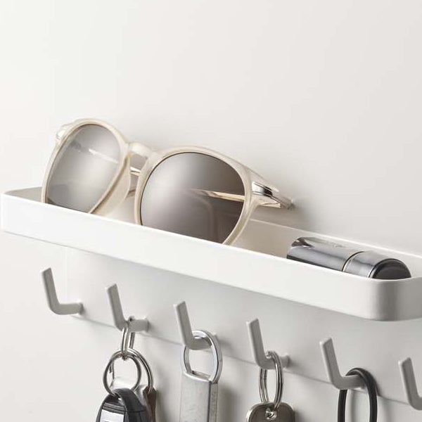 山崎実業smartマグネットキーフック＆トレイスマート