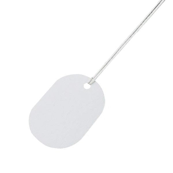 ファイバー札 小判型 55mm 100枚1組 プレート 札 ひも付き 日本製