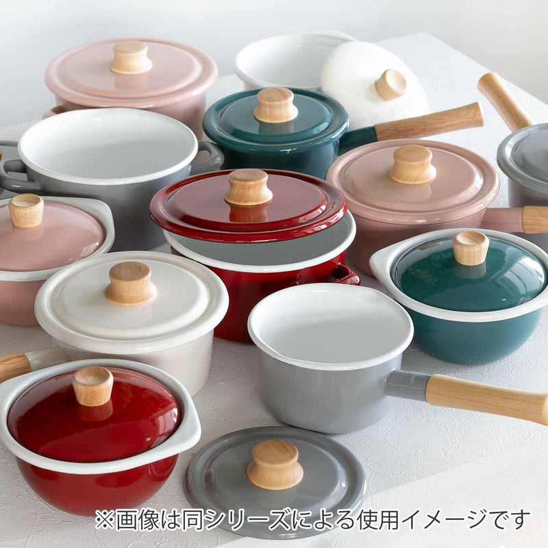 ミルクパン 14cm IH対応 ホーロー鍋 富士ホーロー Honey Ware ハニーウェア