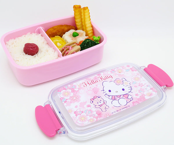 【レア/新品】ハローキティ いちご レトロ 保冷ランチバッグ＆お弁当箱 セット お弁当箱 1段 ハローキティ サクラ 500ml 仕切り付 ランチボックス