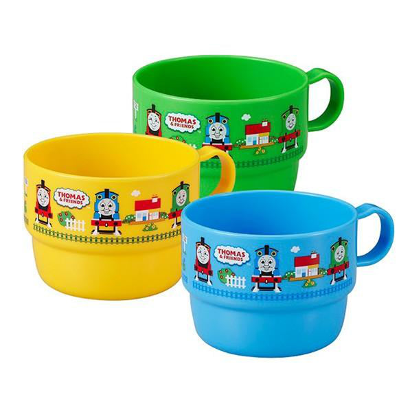 コップアウトドアプラスチックきかんしゃトーマス３個入230mlカップ