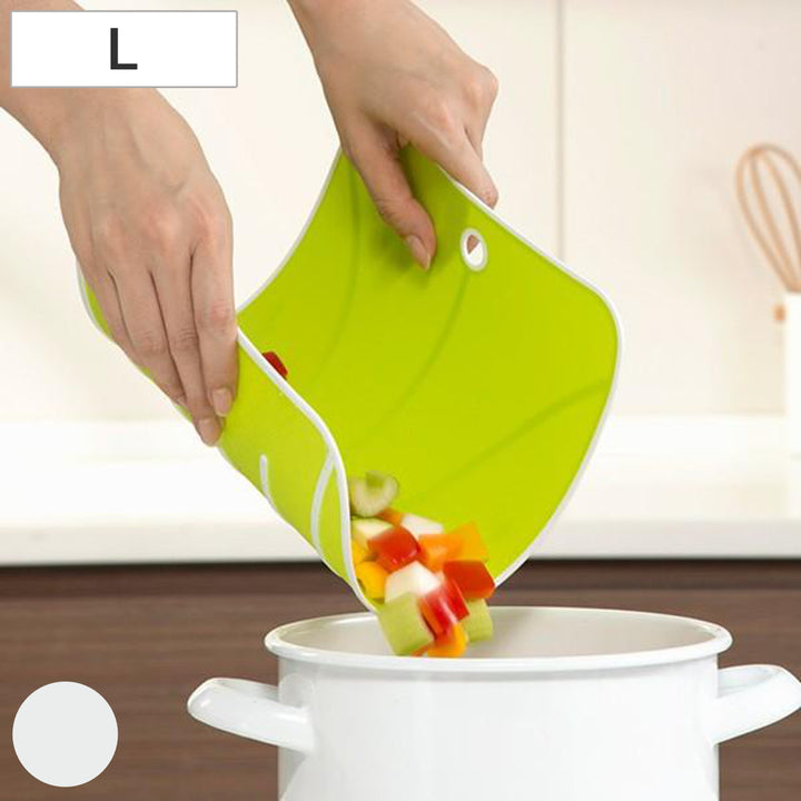 まな板すべり止め付きシートタイプLすべりにくいシートまな板ホワイト