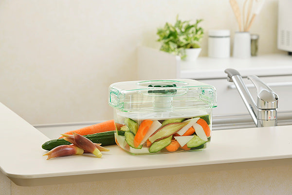 漬物容器 即席つけもの器 角型 6.1L プラスチック Picre ピクレ – ハウジー