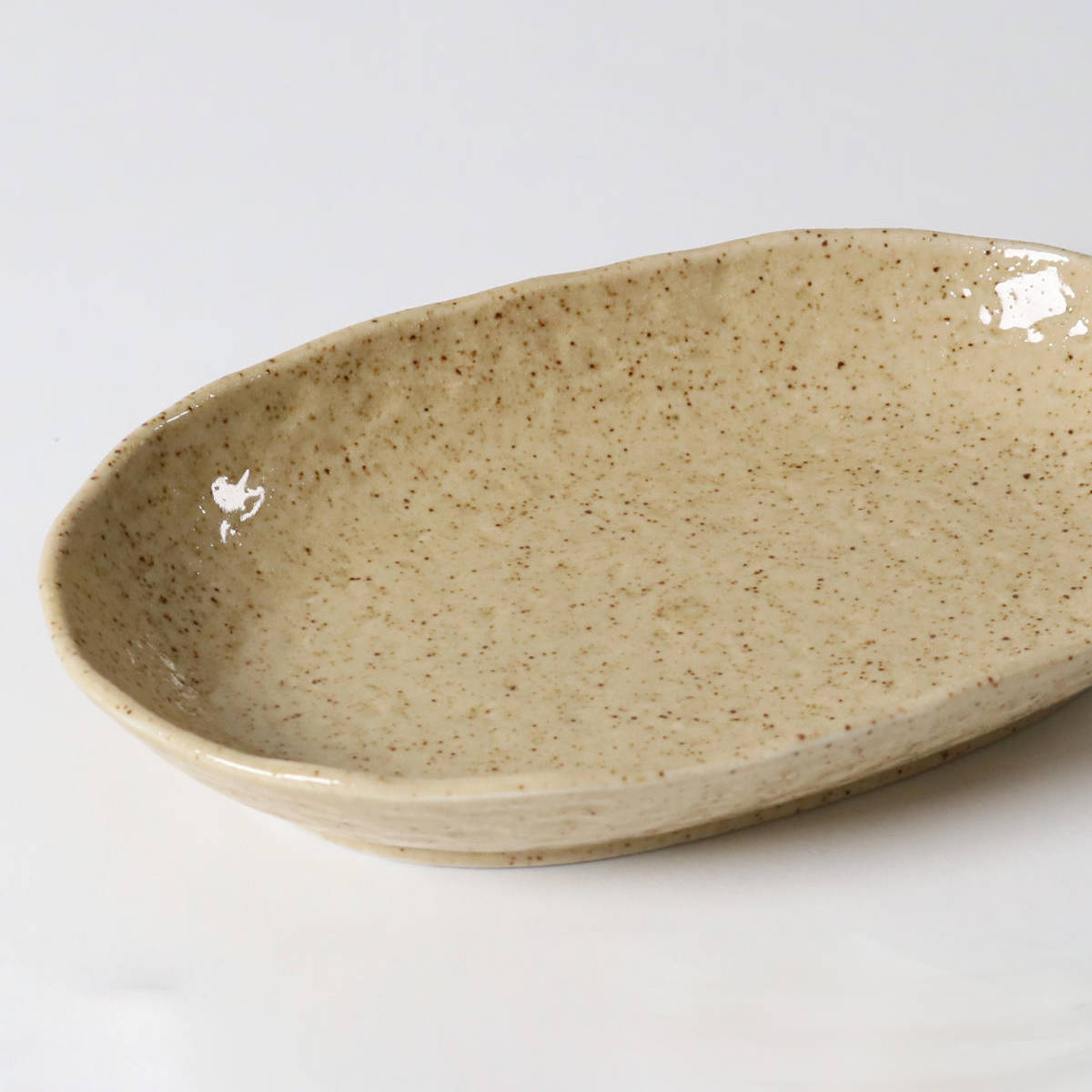 カレー皿 23cm 楕円 黄伊羅保 皿 食器 陶器 美濃焼 日本製 – ハウジー