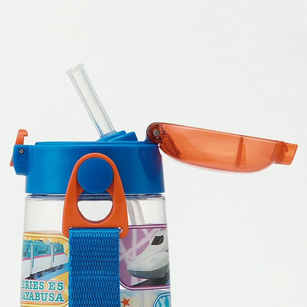 水筒プラスチックストローストローホッパープラレール480ml子供軽量