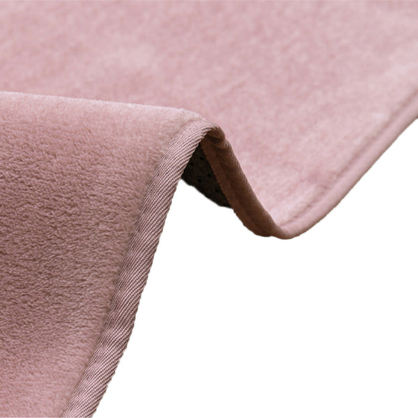 ラグマットメレンゲタッチラグ185×185cmピンク