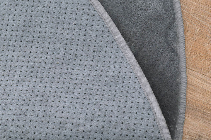 ラグマットメレンゲタッチラグ185×185cm円形ピンク