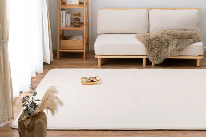 ラグマットメレンゲタッチラグ低反発185×240cmピンク