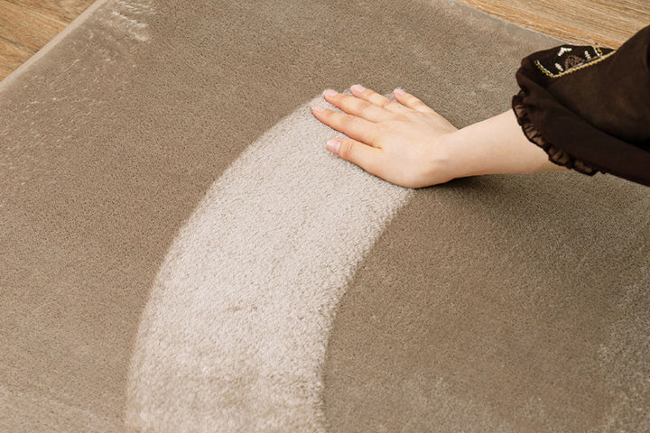 ラグマットメレンゲタッチラグ低反発185×240cmピンク