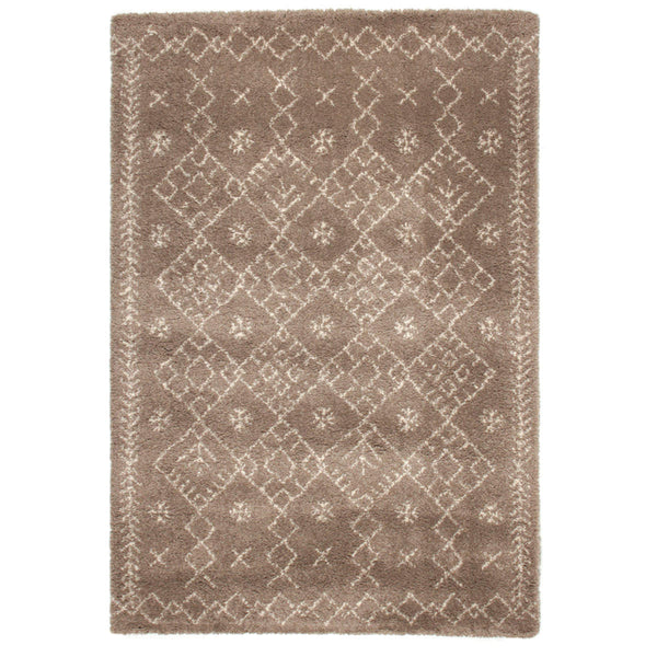 ラグベルギー製ウィルトンラグROYALNOMADICモロッコ200×250cmブラウン