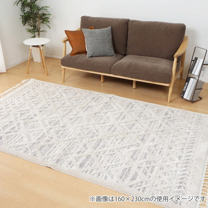 ラグトルコ製ウィルトンラグBILBAOプレゾン140×200cm