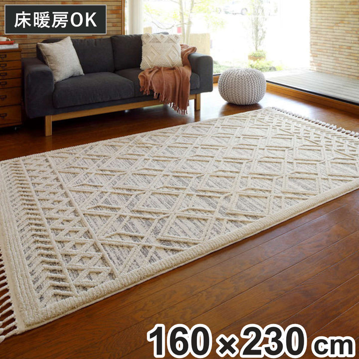 ラグトルコ製ウィルトンラグBILBAOプレゾン160×230cm