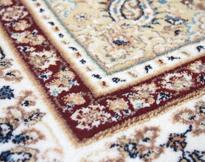 ラグトルコ製ウィルトンラグローサマルカンド240×340cmレッド