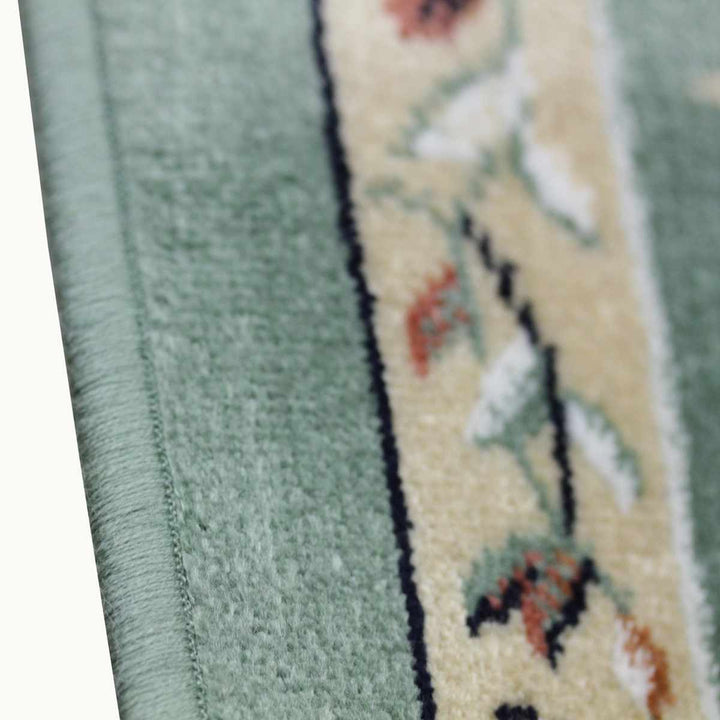 ラグベルギー製モケットラグロイヤルパレスアムール195×250cmグリーン