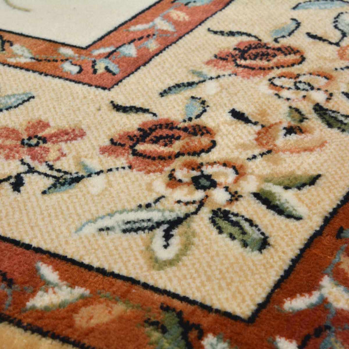 ラグベルギー製モケットラグロイヤルパレスアムール195×250cmグリーン