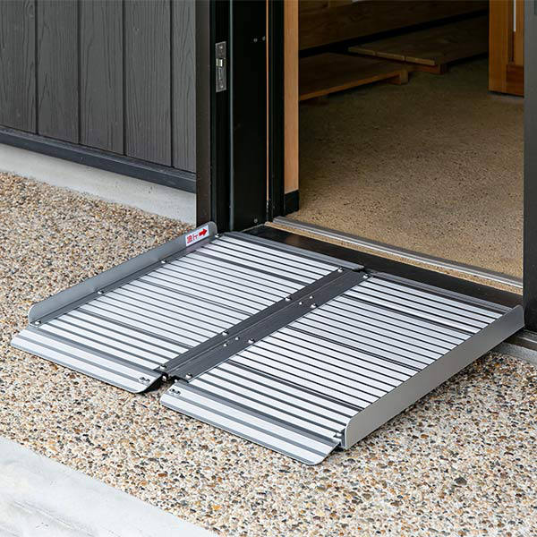スロープ車椅子用幅72.5cm軽量折りたたみアルミ製