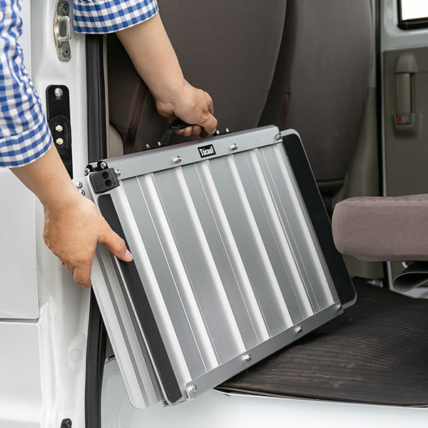 スロープ車椅子用幅72.5cm軽量折りたたみアルミ製