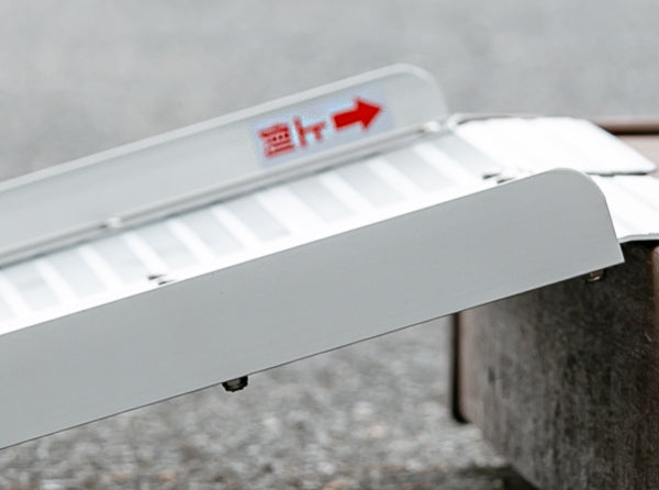 スロープ車椅子用幅72.5cm軽量折りたたみアルミ製