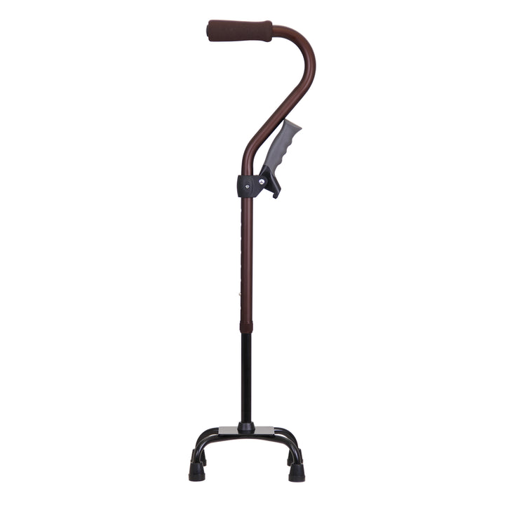 杖伸縮4点杖ステッキ長さ調節立つサポ非課税自立式