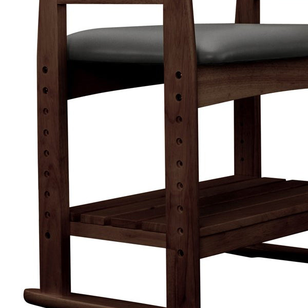 スツール木製高さ51cm肘付き立ち上がりサポート椅子