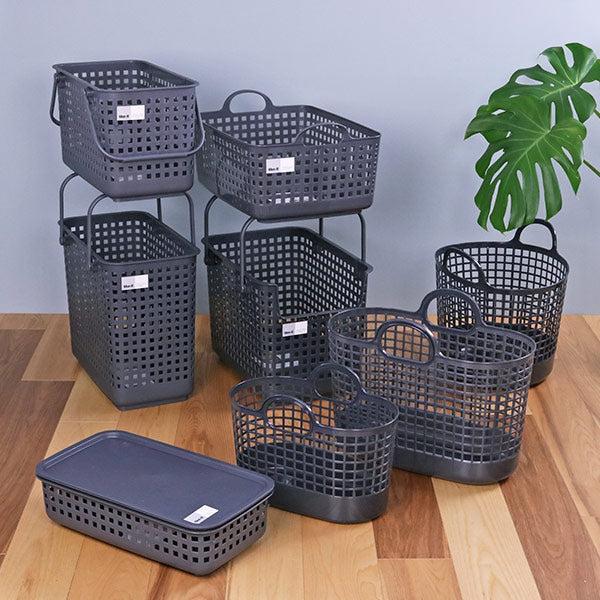 ランドリーバスケットラウンドバスケットLBB-01Cバイオプラスチック配合