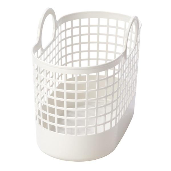 ランドリーバスケットタウンバスケットミニLBB-16Cバイオプラスチック配合ホワイト