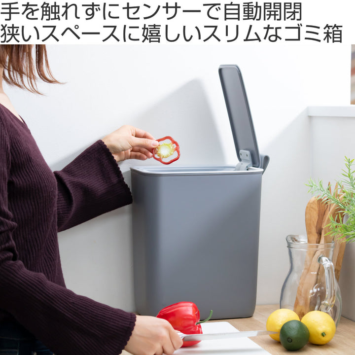 EKOゴミ箱8Lモランディスマートプラスチックセンサービン