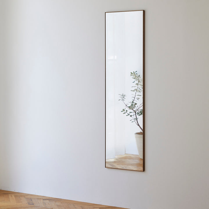 割れない鏡リフェクスミラー木製フレームthelakebyREFEX姿見40×141cm