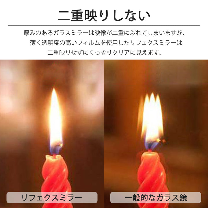 割れない鏡リフェクスミラー木製フレームthelakebyREFEX姿見40×141cm