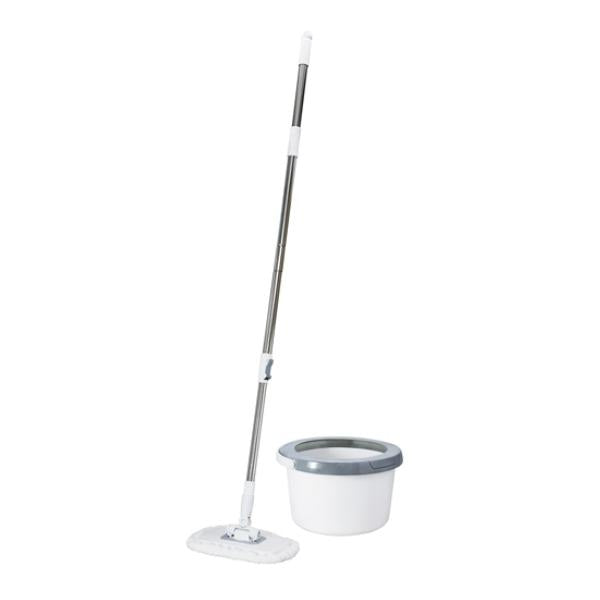 回転モップトルネードプラス角型水拭きモップバケツ床掃除
