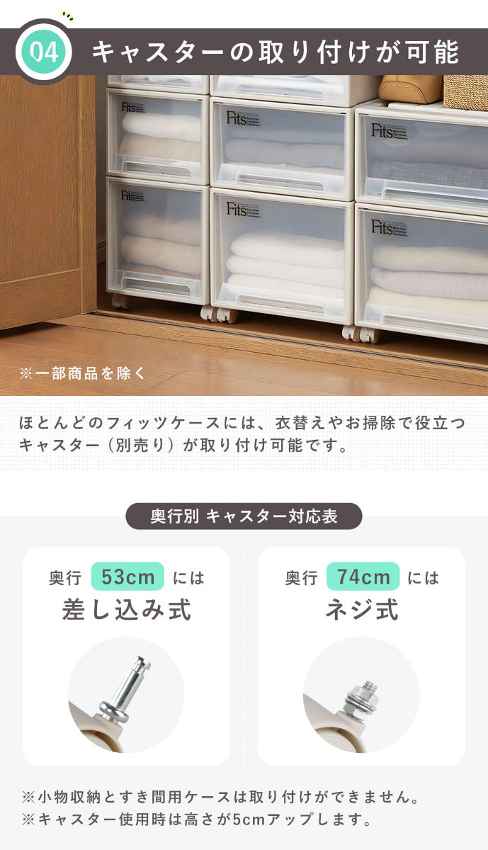 収納ケース Fits フィッツケース ビッグ 2個セット ホワイト – ハウジー