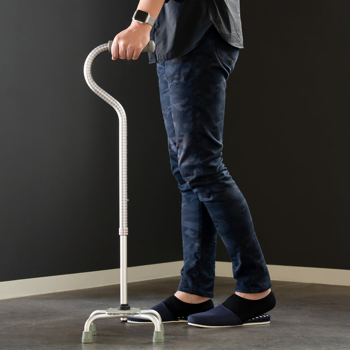 杖4点杖自立式ステッキ伸縮多脚杖介護
