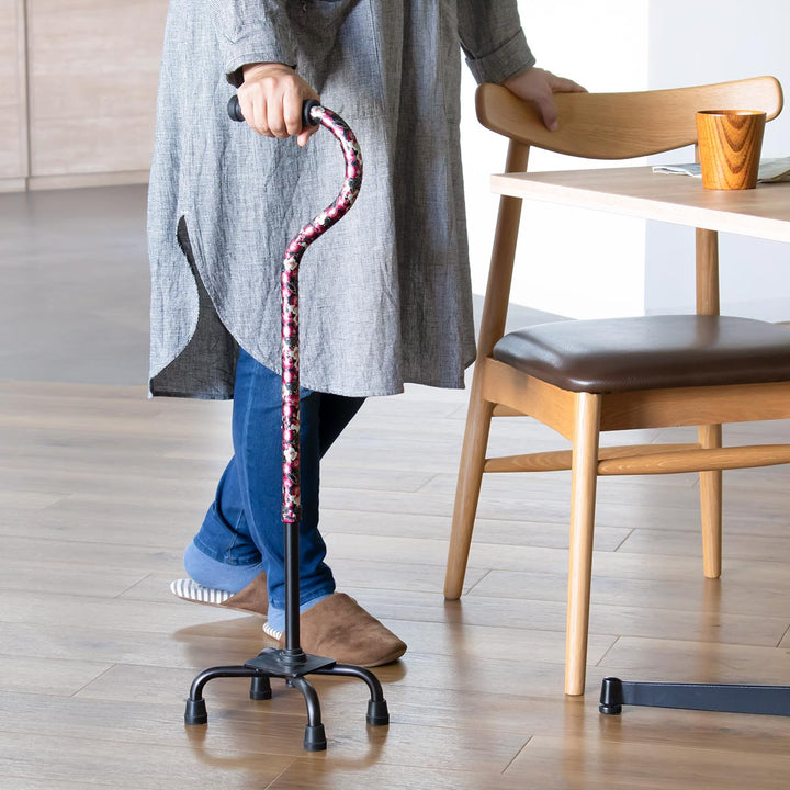 杖4点杖自立式ステッキ伸縮多脚杖介護