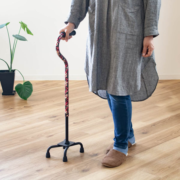 杖4点杖自立式ステッキ伸縮多脚杖介護