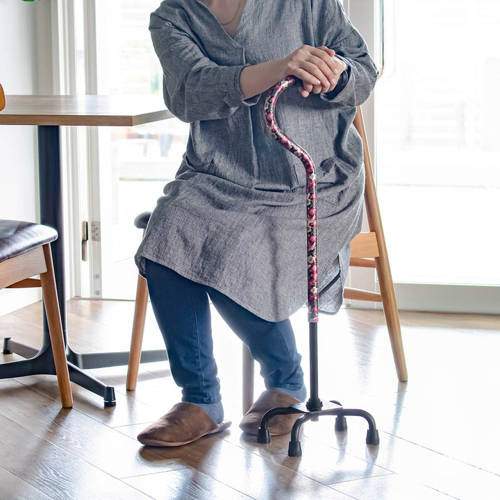 杖4点杖自立式ステッキ伸縮多脚杖介護