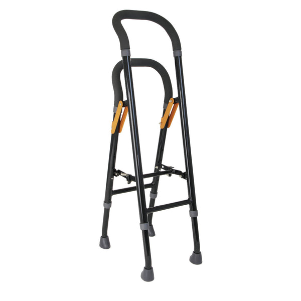 杖手すり立ち上がり補助手すり折りたたみ軽量多脚杖