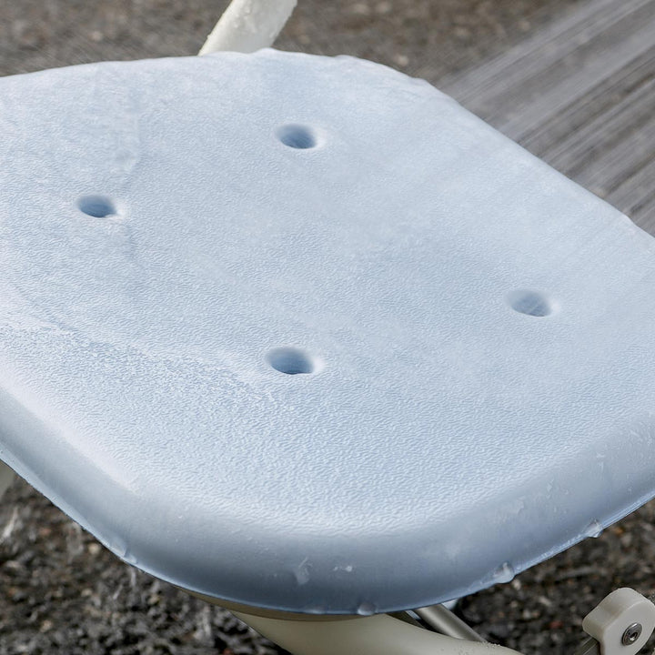 シャワーチェア背付折りたたみ3段階高さ調整テイコブシャワーベンチ介護イス