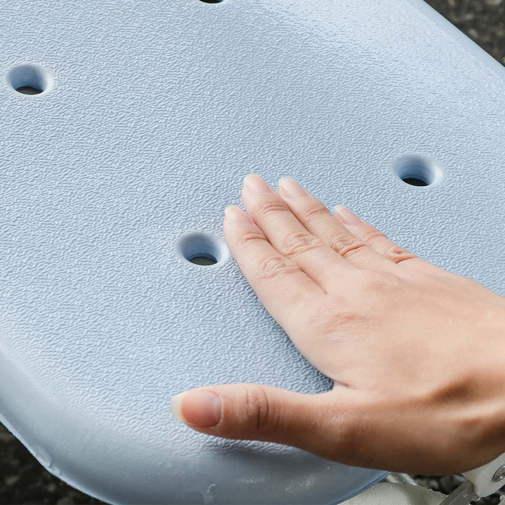 シャワーチェア背付折りたたみ3段階高さ調整テイコブシャワーベンチ介護イス